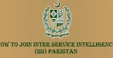 How to Join Inter Service Intelligence (ISI)