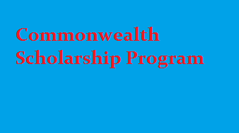 Ministry of interprovincial Coordination Commonwealth Scholarship Program