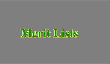 Punjab University Engineering Merit List
