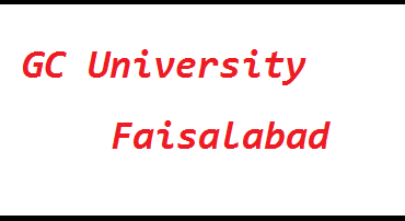 GC University Faisalabad BBA BS Morning Merit List