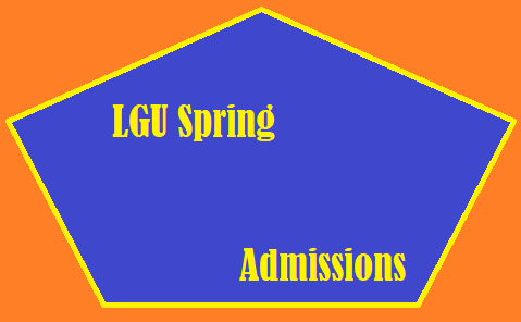 LGU Spring Admission