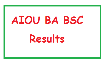 AIOU BA BSC Result 2022