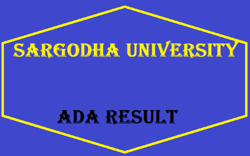 Sargodha University ADA Result
