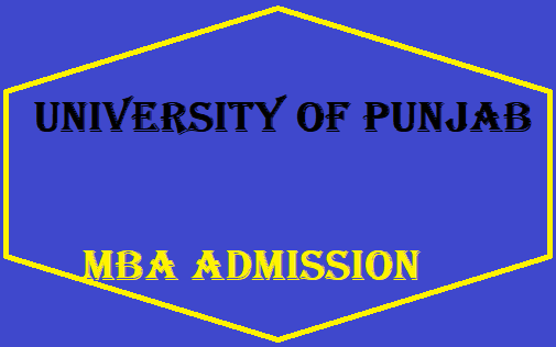 University of Punjab MBA Admission