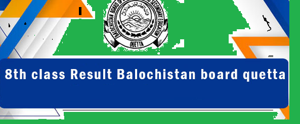 Balochistan Board 8th Class Result 2023 By Roll Number