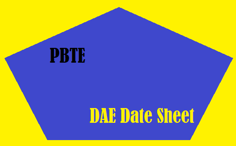 PBTE DAE Date Sheet