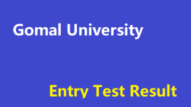 Gomal University Result