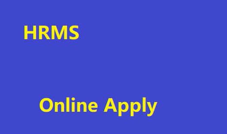 HRMS Online Apply
