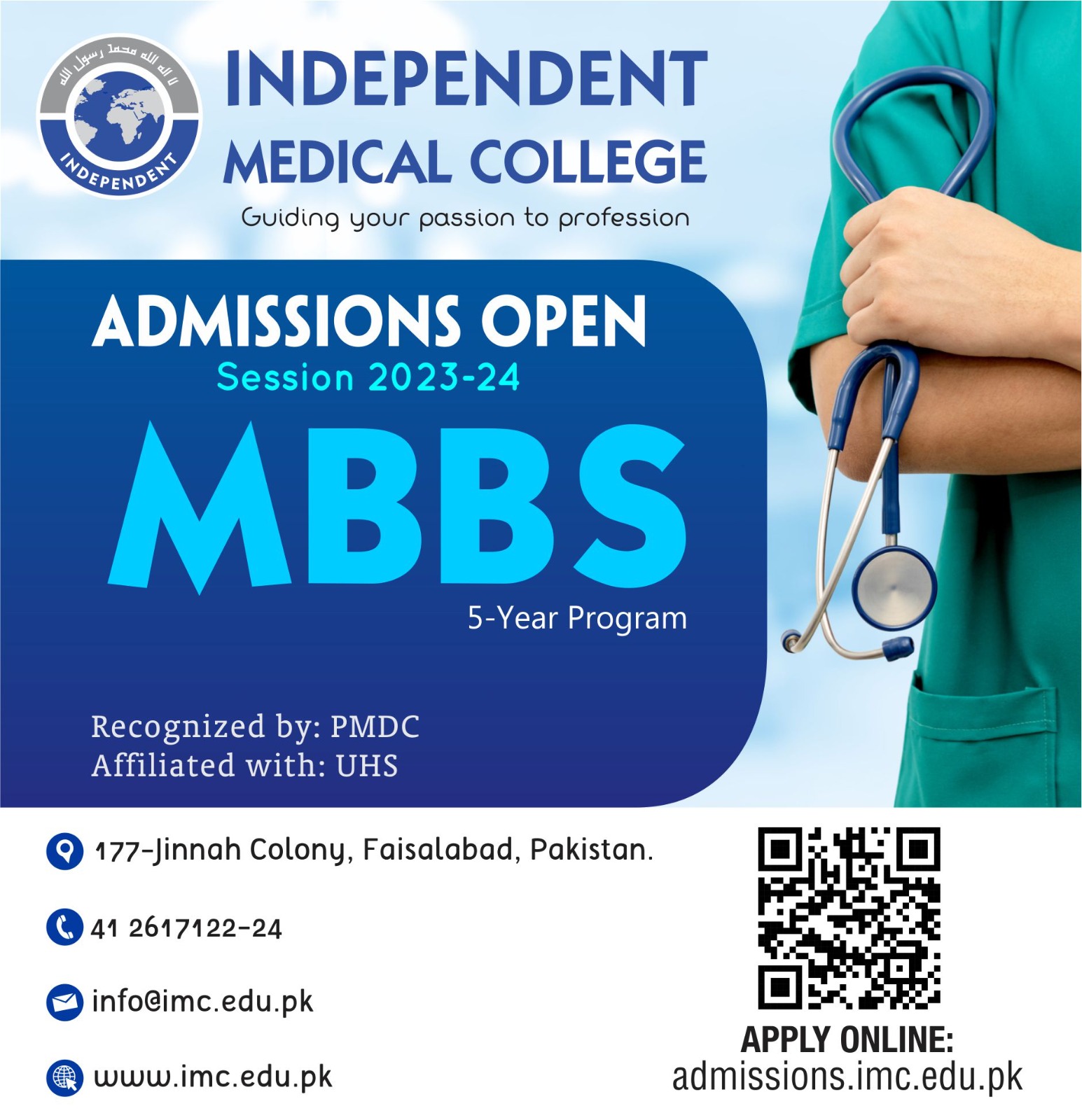 Independent Medical College MBBS Admission