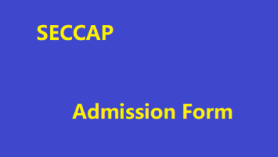 SECCAP Admission Form