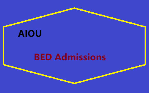 AIOU BED Admission