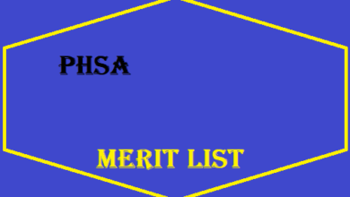 PHSA Merit List