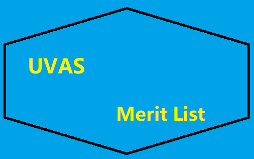 UVAS Merit List