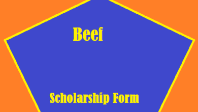 Beef Scholarship 2024 Application Form
