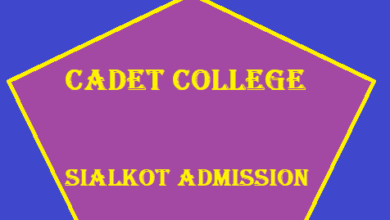 Cadet College Sialkot Admission