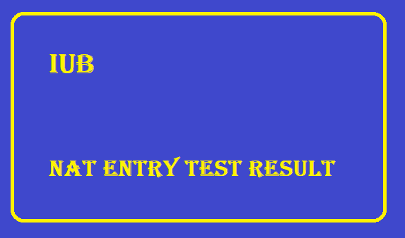 IUB NAT Entry Test Result