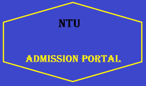 NTU Admission Portal 2024