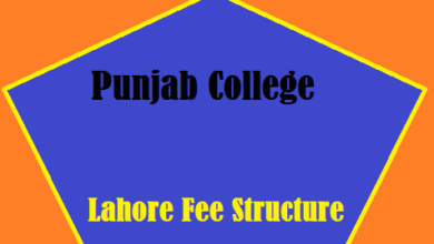 Punjab College Lahore Fee Structure