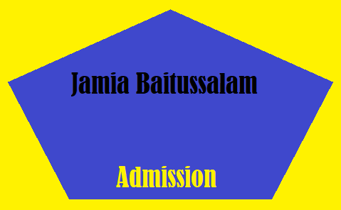 Jamia Baitussalam Admission
